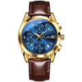 POSHI Quartz luminous Analog Causal Men's Watch