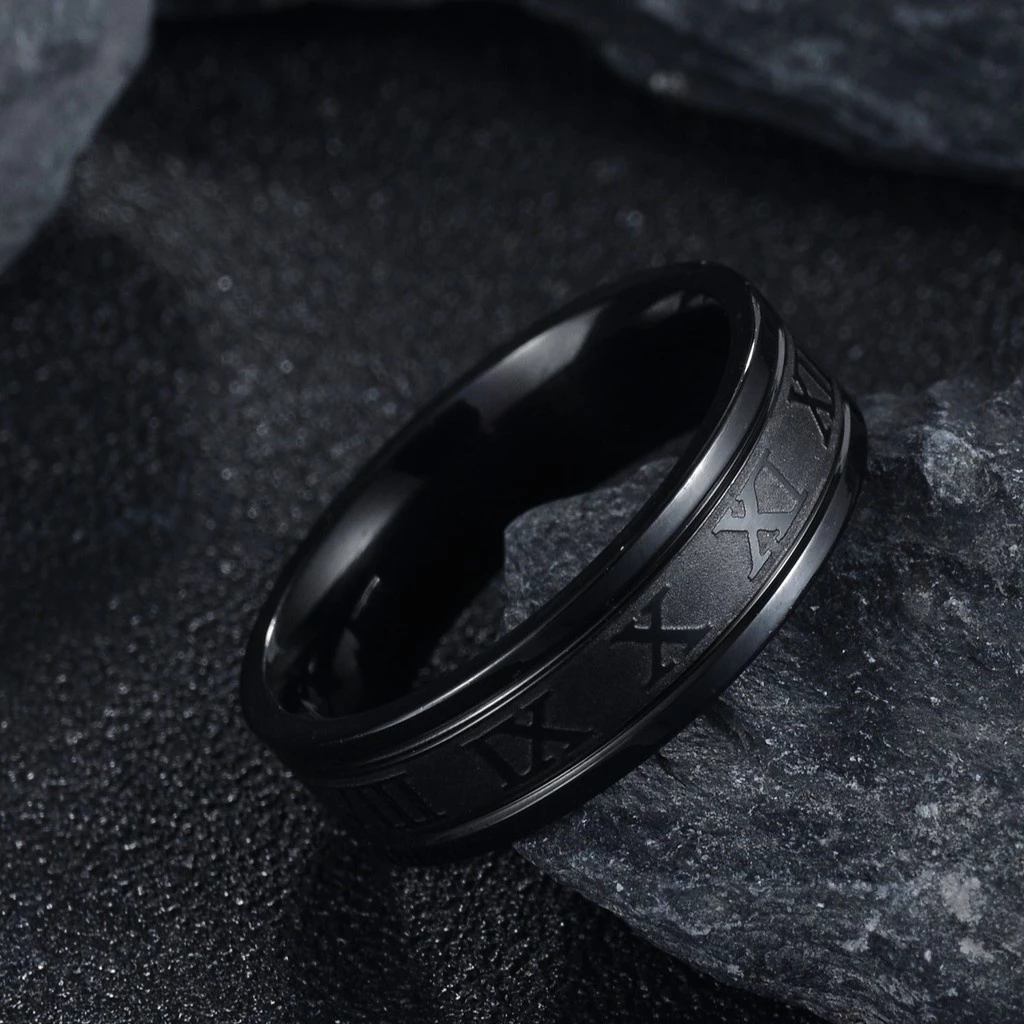 Roman Numeral Rings