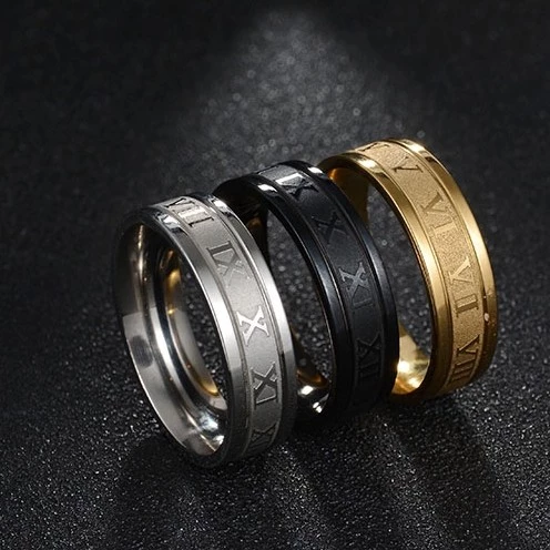 Roman Numeral Rings